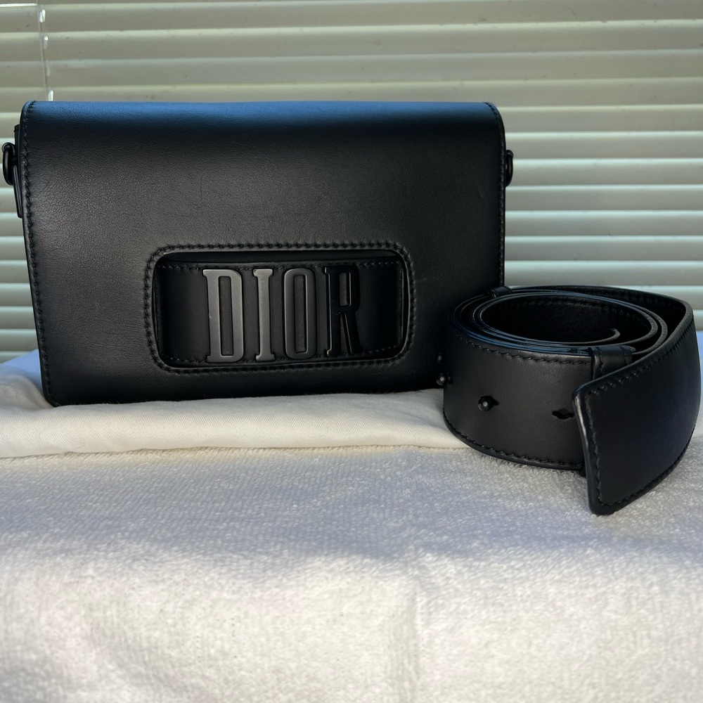 Diorevolution handbag with matte finish leather.